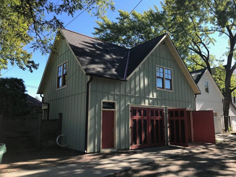 Italian Village Carriage House back entrance