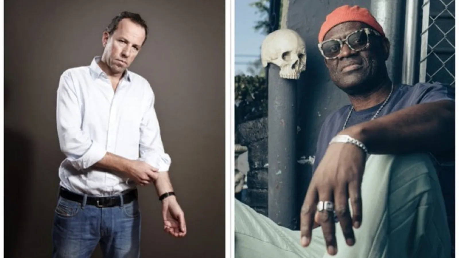 Philippe Vilain and Alain Mabanckou